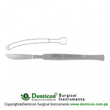 Dissecting Knife / Opreating Knife Sickle Shaped - Blunt - Fig. 46 Stainless Steel, 14 cm - 5 1/2"
